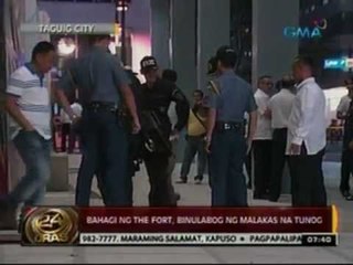 24 Oras: Bahagi ng The Fort sa Taguig, binulabog ng malakas na tunog