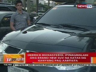 BT: Derrick Monasterio, ipinagmalaki ang brand new SUV na katas ng pag-aartista