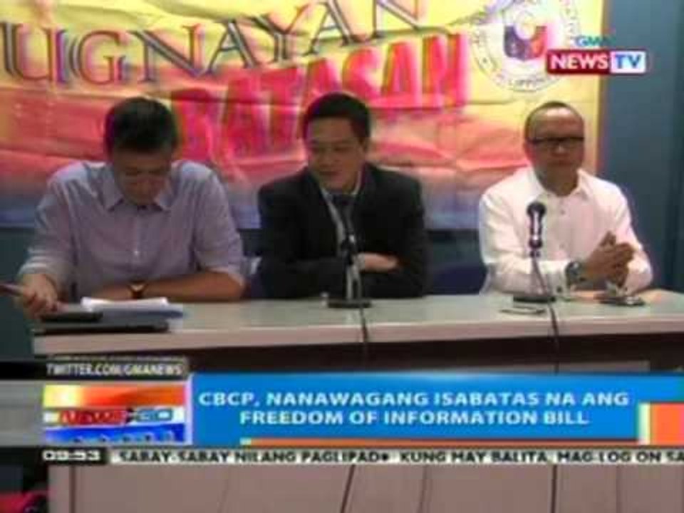 NTG: FOI bill, inaasahang matatalakay sa mga natitirang sesyon sa Kamara