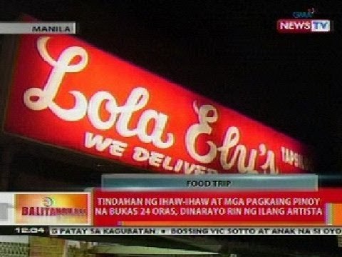 BT: Tinadahan ng ihaw-ihaw at pagkaing pinoy na bukas 24 oras sa Manila, dinarayo ng ilang artista