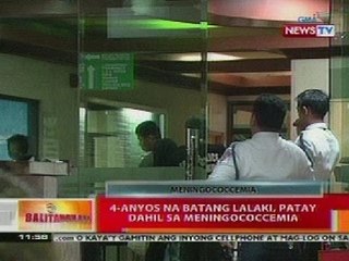 BT: 4-anyos na bata sa Marikina, patay dahil sa meningococcemia