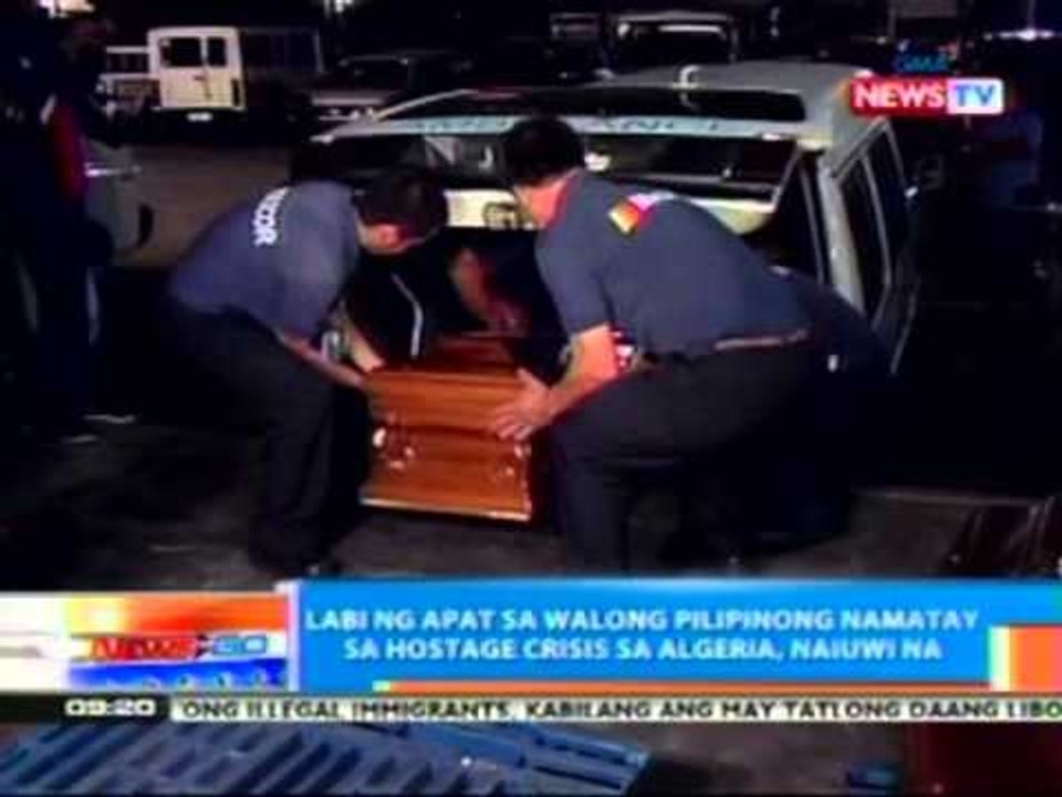 NTG: Labi ng apat sa walong Pilipinong namatay sa hostage crisis sa Algeria, naiuwi na