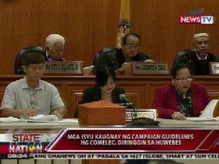 SONA: Comelec, diringgin sa Huwebes ang mga isyu sa campaign guidelines
