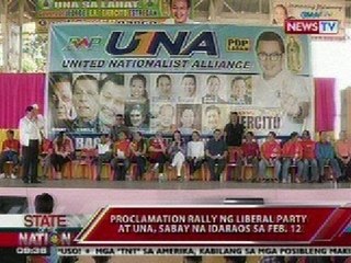 SONA: LP at UNA, sabay sa araw ang proclamation rally sa Pebrero