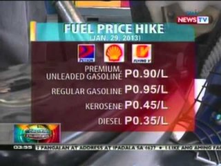 BP: Oil price hike (Jan 29, 2013)