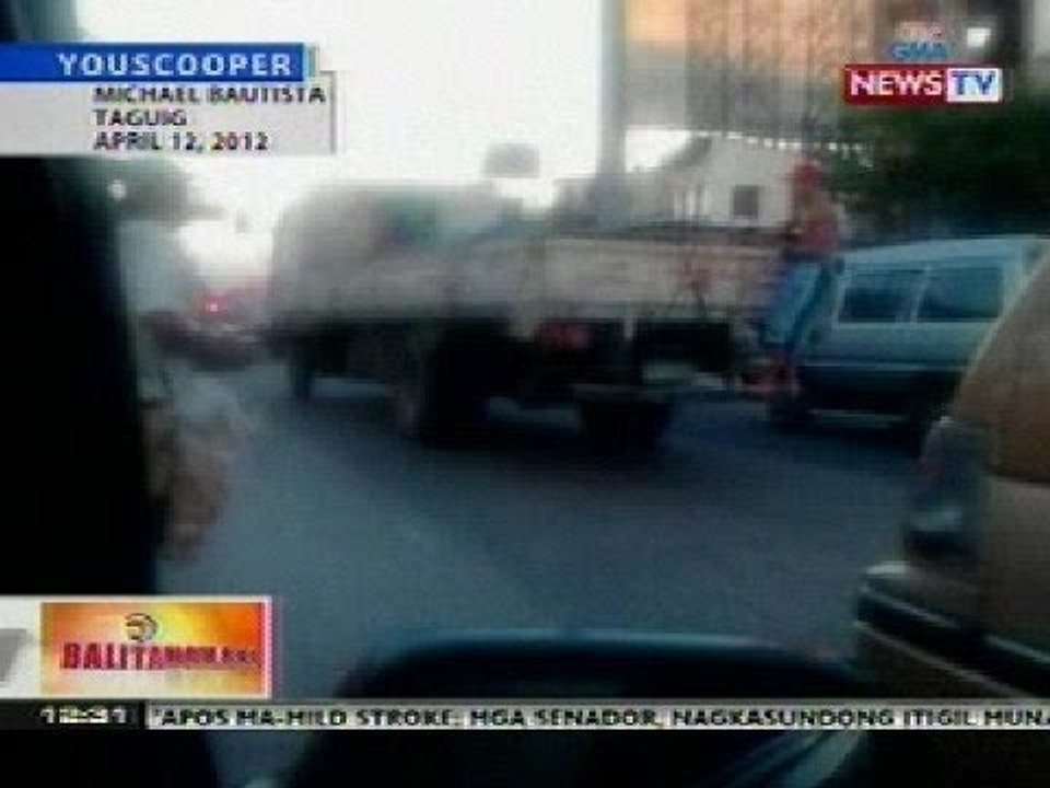 BT: Gagamba boys, modus ang pagsampa sa mga sasakyan para makahingi ng pera