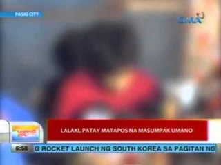 UB: Lalaki, patay matapos na masumpak umano (Pasig city)