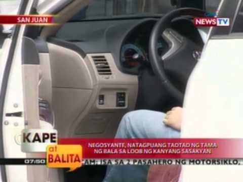 Negosyante, natagpuang tadtad ng tama ng bala sa loob ng kanyang sasakyan (San Juan)