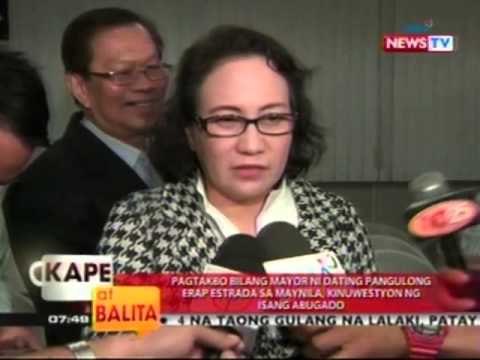 KB: Pagtakbo bilang mayor ni dating Pangulong Erap Estrada sa Maynila, kinuwestyon ng isang abugado