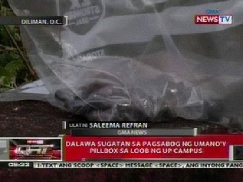 QRT: 2 sugatan sa pagsabog ng pillbox sa loob ng UP Diliman Campus
