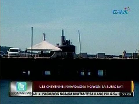 24 Oras: USS Cheyenne, nakadaong ngayon sa Subic Bay