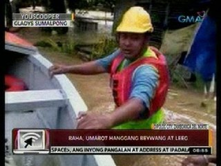 24 Oras: Baha, umabot hanggang beywang at leeg sa ilang lugar sa Dipolog City, Zamboanga Del Norte