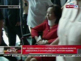 QRT: Rep. Gloria Arroyo at ex-PCSO Chair Morato, hindi dumalos a bail petition hearing