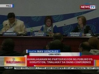 BT: Kahalagahan ng partisipasyon ng publiko vs korupsyon, tinalakay sa conference sa PICC