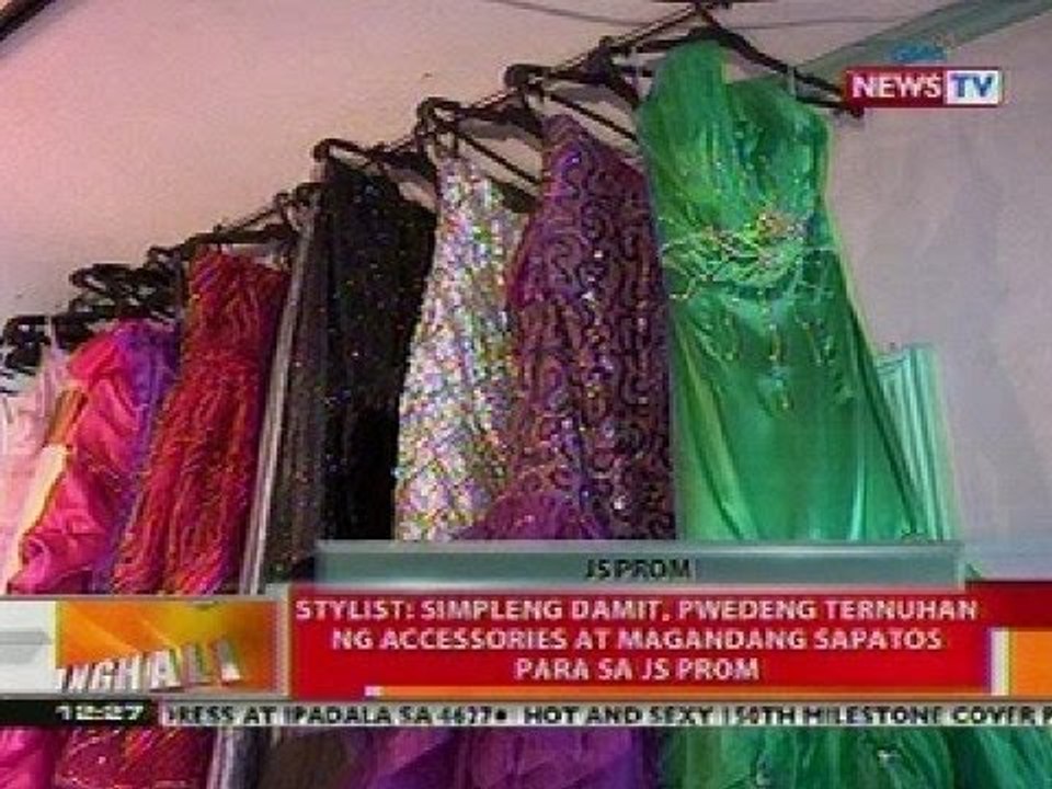 BT: Stylist: Simpleng damit, pwedeng ternuhan ng accessories at sapatos para sa JS Prom