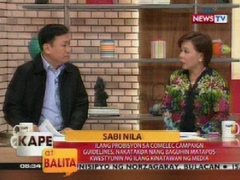 KB: Ilang probisyon sa Comelec campaign guidelines, nakatakda nang baguhin