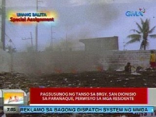 UB: Pagsusunog ng tanso sa Brgy. San Dionisio sa Parañaque, perwisyo sa mga residente