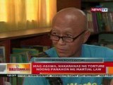 BT: Mag-asawa, nakaranas ng torture noong panahon ng martial law