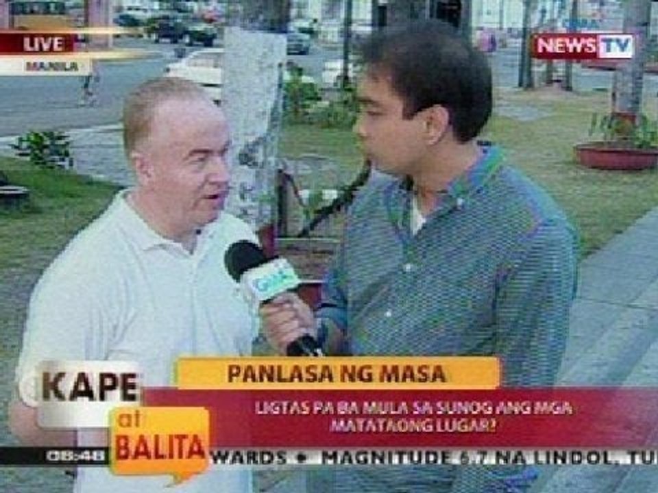 KB: Panlasa ng Masa: Ligtas pa ba mula sa sunog ang mga matataong lugar?