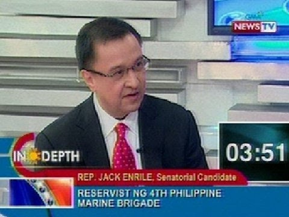 NTG: News to Go In Depth: Rep. Jack Enrile, senatorial candidate