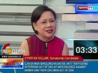 NTG: News to Go In Depth: Cynthia Villar, senatorial candidate