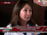 SONA: Suspended Gov. Gwendolyn Garcia, umalis na sa kapitolyo ng Cebu matapos ang 43 araw