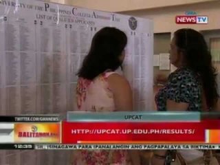 BT: Mga bagong iskolar, masaya sa kalalabas lang na resulta ng UPCAT