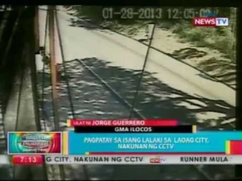 BP: Pagpatay sa isang lalaki sa Laoag City, nakunan ng CCTV