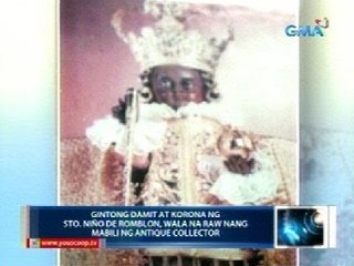 Saksi: Nawawalang Sto. Niño de Romblon, natagpuan sa Aklan
