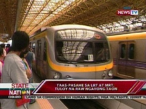 SONA: Taas-pasahe sa LRT at MRT, tuloy na raw ngayong taon
