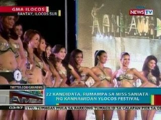 BP: 22 kandidata, rumampa sa Ms. Saniata ng Kannawidan Ylocos Festival