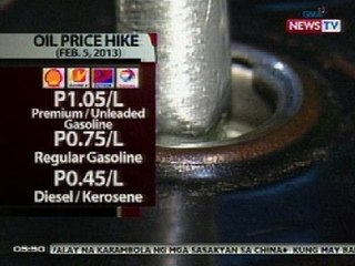 QRT: Oil price hike (Feb 5, 2013)