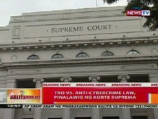 BT: TRO vs. Anti-Cybercrime Law, pinalawig ng SC