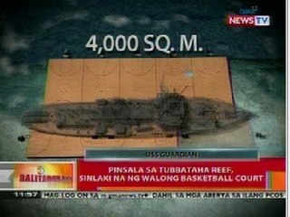 BT: Pinsala sa Tubbataha Reef, sinlaki na ng 8 basketball court