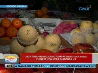 Mga pinaniniwalaang pampaswerte ngayong Chinese New Year, mabenta na (Binondo, Maynila)