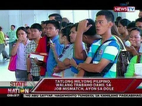 SONA: Tatlong milyong Pilipino, walang trabaho dahil sa job mismatch, ayon sa DOLE