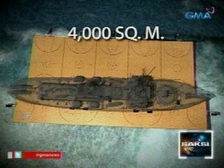Crane ship na tutulong sa pagbaklas sa USS Guardian, pinangangambahang makapinsala pa