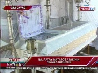 SONA: Isa, patay matapos atakihin ng mga bubuyog sa Davao City