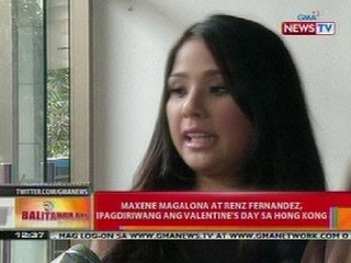 BT: Maxene Magalona at Renz Fernandez, ipagdiriwang ang Valentine's day sa Hong Kong
