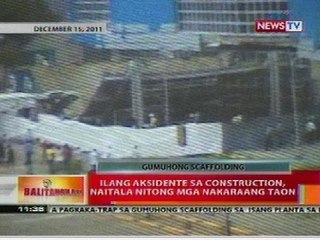 BT: Ilang aksidente sa construction, naitala nitaong mga nakaraan taon