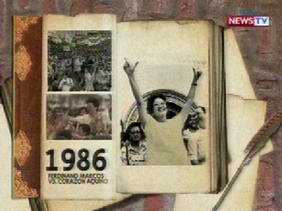 KB: Panghimagas: 1986: Ferdinand Marcos vs. Corazon Aquino