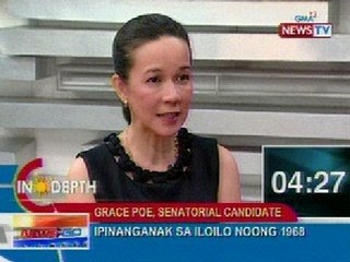 NTG: News to Go In Depth: Grace Poe, senatorial candidate