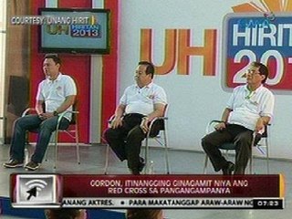 Rep. Sonny Angara, dating Sen. Richard Gordon at Baldomero Falcone, sumalang sa Hiritan 2013