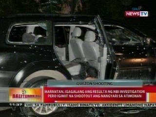 BT: Marantan, igagalang ang resulta ng NBI investigation