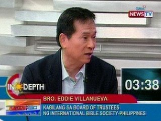 NTG: News to Go In Depth: Bro. Eddie Villanueva, senatorial candidate