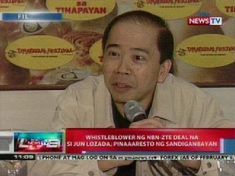 NTL: Whistleblower ng NBN-ZTE deal na si Jun Lozada, pinaaaresto ng Sandiganbayan