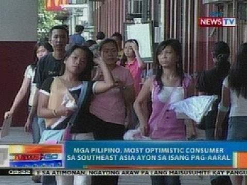 NTG: Mga Pilipino, most optimistic consumer sa Southeast Asia ayon sa isang pag-aaral