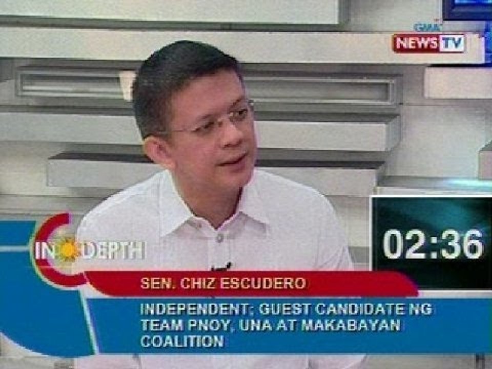 News To Go In Depth: Sen. Chiz Escudero