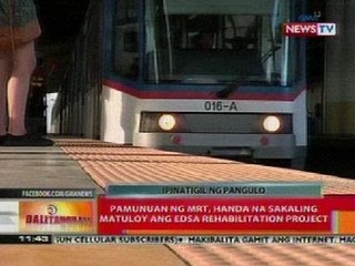 BT: Pamunuan ng MRT, handa na sakaling matuloy ang EDSA rehabilitation project
