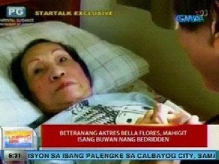 UB: Bella Flores, mahigit isang buwan nang bedridden